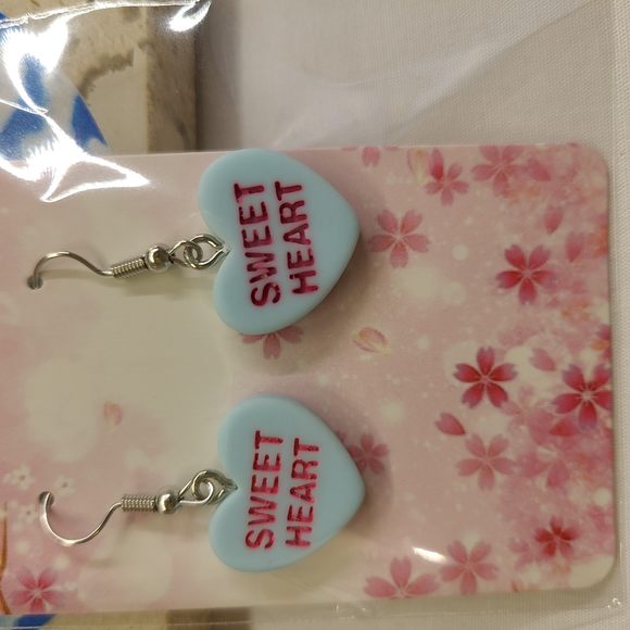 Jewelry - VALENTINES DAY CANDY SWEET HEART EARRINGS